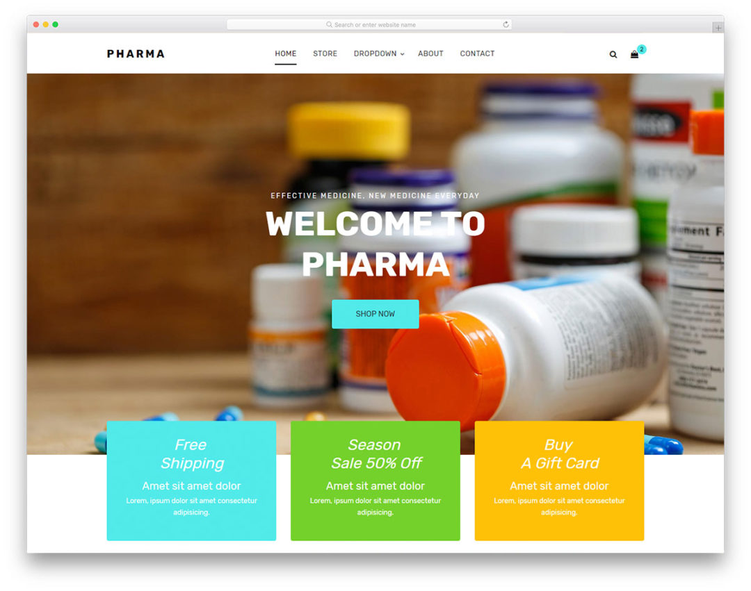 pharma-free-template